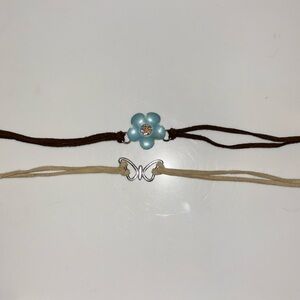 Butterfly & Flower Y2K Chokers
